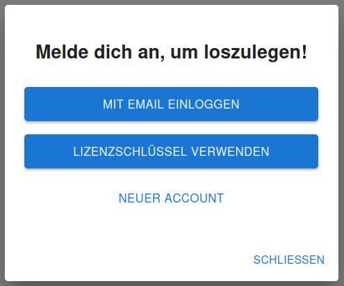 Login-Optionen